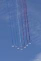 2018 0952rec2 - (Les Mureaux) Fête de l'Air - La Patrouile de France - Piqué en formation