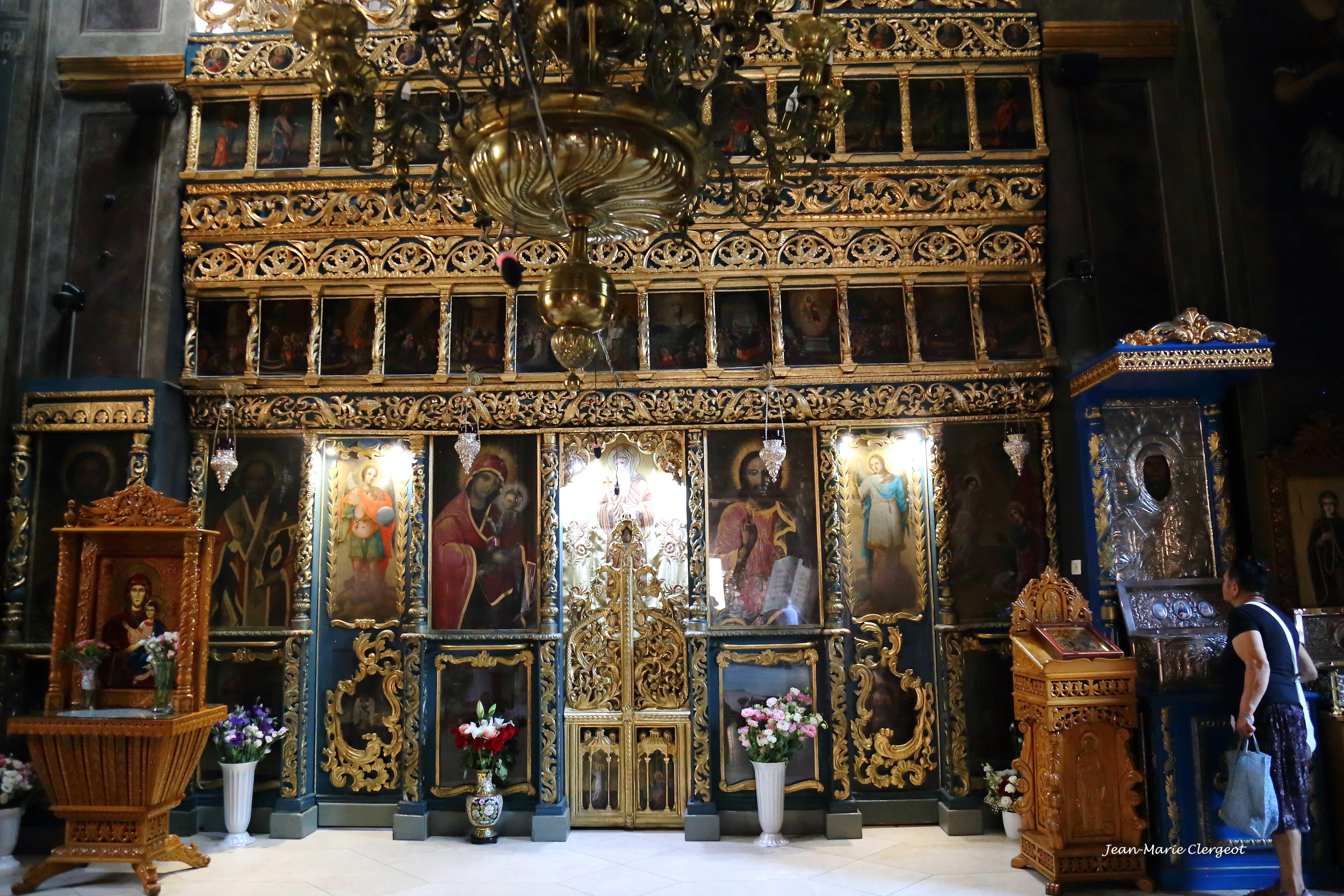 2025 1490 - (Bucarest, Roumanie) Eglise Sain-Dimitrius, le Choeur